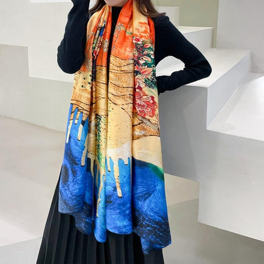 IMITATION SILK SCARF VERA MAY