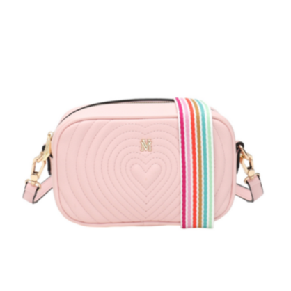 VERA MAY WILLOW PINK VEGAN LEATHER HANDBAG