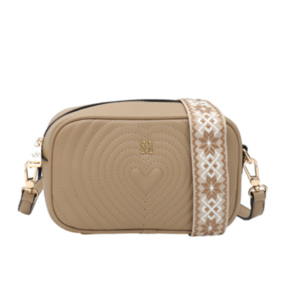 VERA MAY WILLOW LATTE VEGAN LEATHER HANDBAG