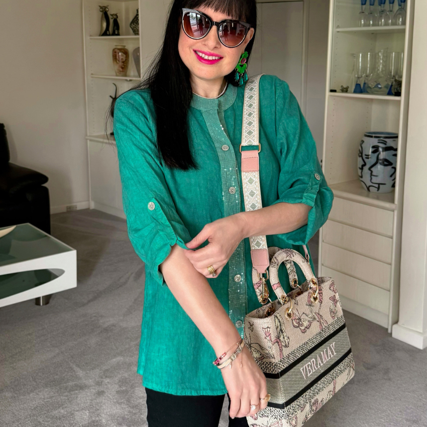 VERA MAY CHELSEA PINK VEGAN FASHION TOTE BAG