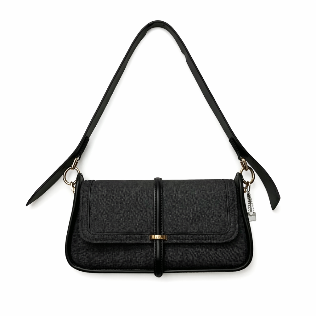 VERA MAY DUSK BLACK VEGAN FASHION HANDBAG