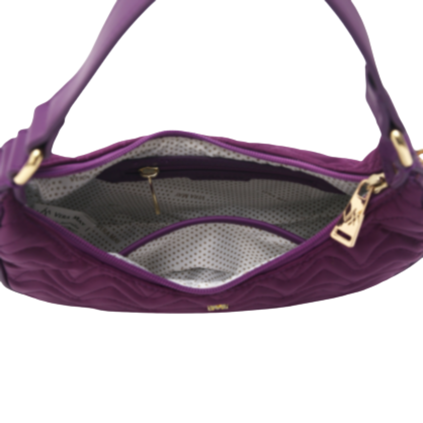 Vera May Missy Vegan Fashion Purple Handbag