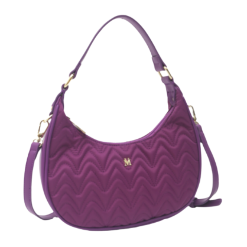 Vera May Missy Vegan Fashion Purple Handbag