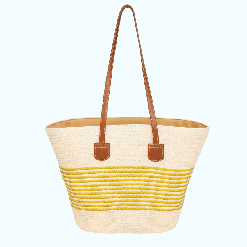 VERA MAY NOOSA WHITE BEACH BAG