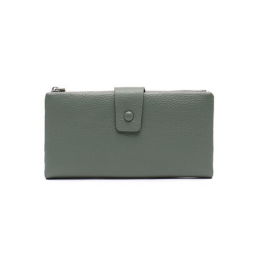 Winifred Vera May Genuine Leather Teal  Ladies Wallet