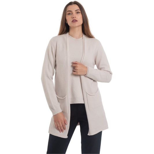Vera May Italian Sabbia Long Cardigan 0062