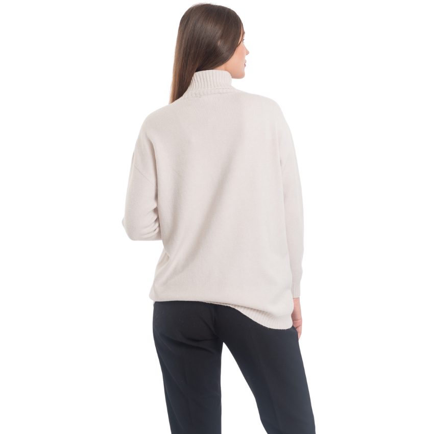 VERA MAY ITALIAN SABBIA TURTLENECK SWEATER 0097