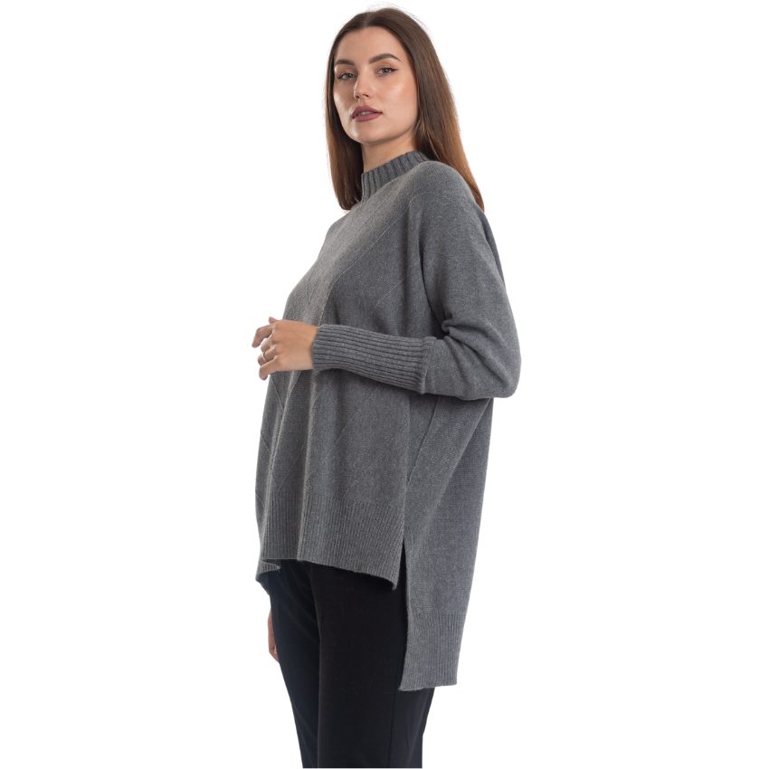 VERA MAY ITALIAN CHARCOAL SWEATER 0117