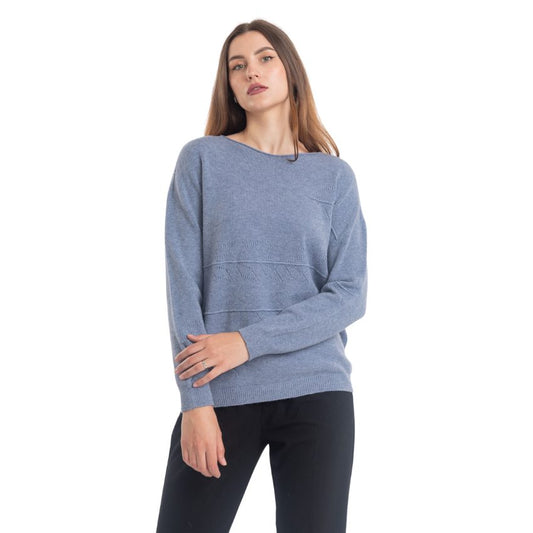 VERA MAY ITALIAN BLUE SWEATER 0118