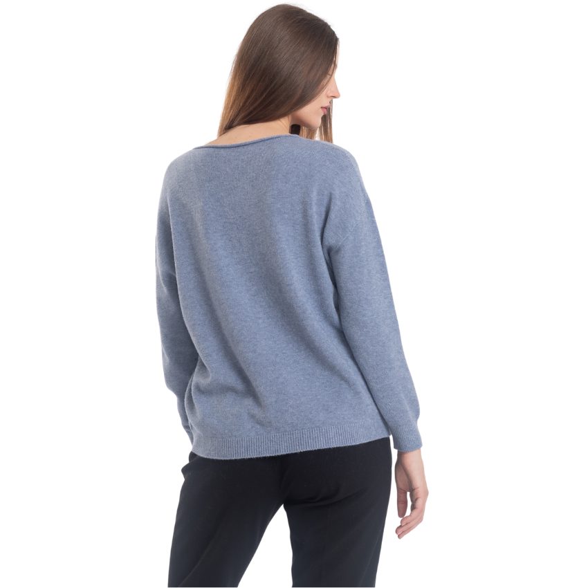 VERA MAY ITALIAN BLUE SWEATER 0118