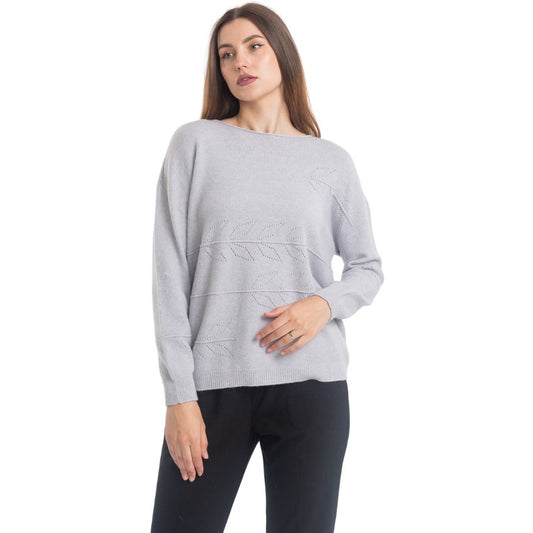 VERA MAY ITALIAN GREY SWEATER 0118