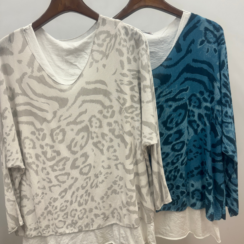 ITALIAN SILK TOP+ PANT SET(N)