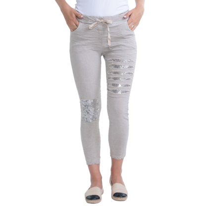 1225 VERA MAY SABBIA ITALIAN LINEN PANT