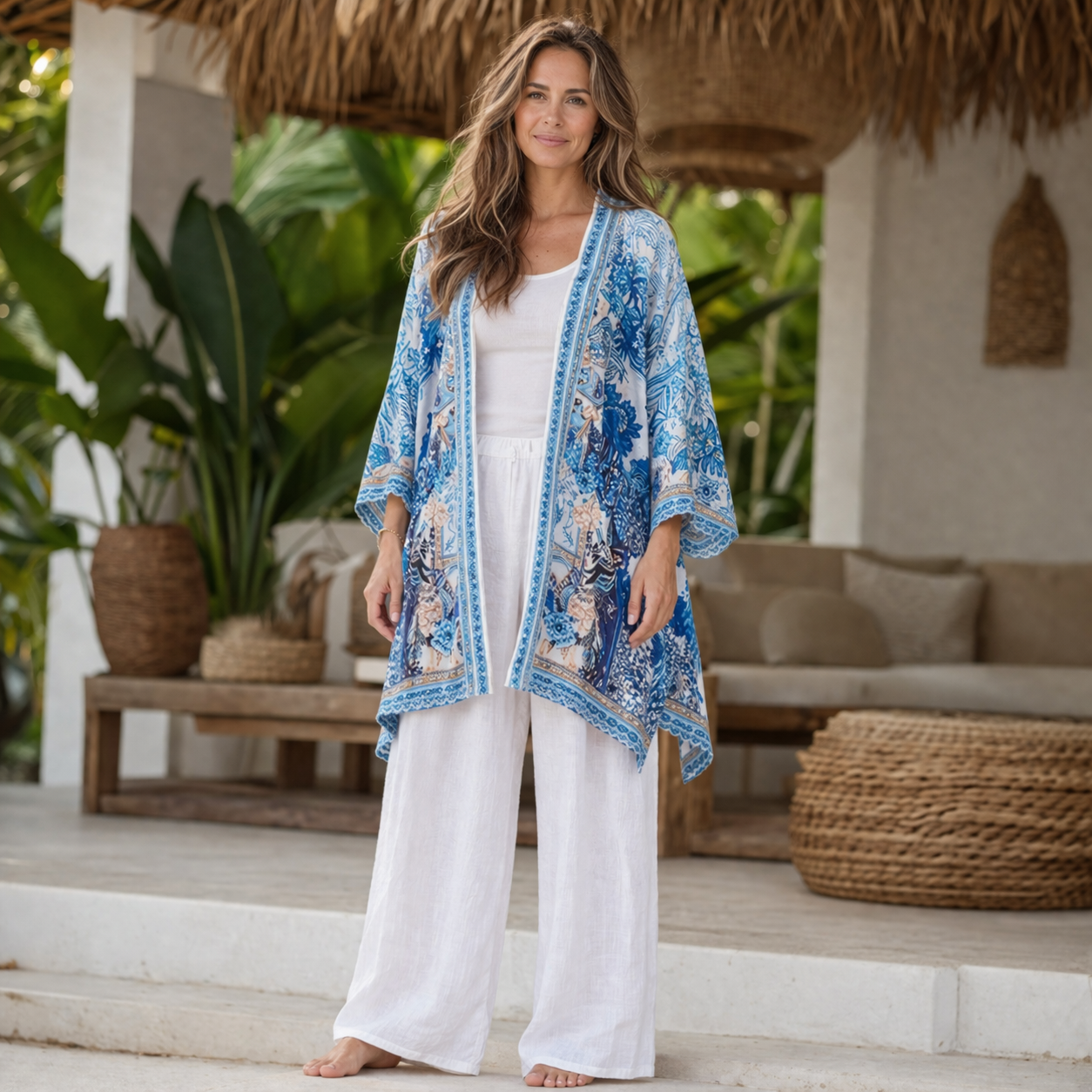 EMILYROSE VISCOSE KIMONO SHORT