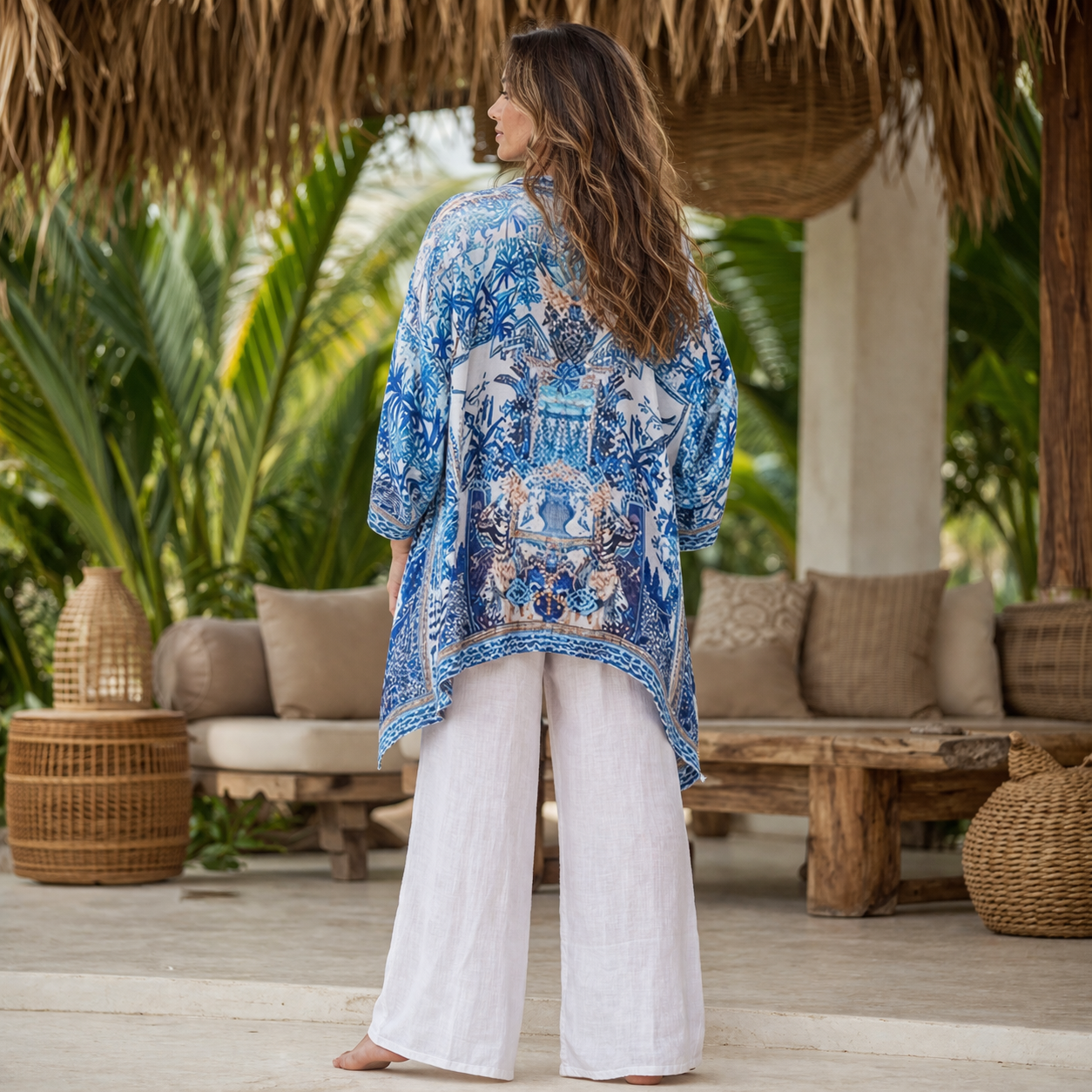 EMILYROSE VISCOSE KIMONO SHORT