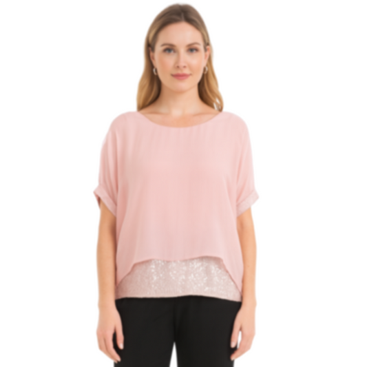 VERA MAY ROSA ITALIAN SILK TOP 16112