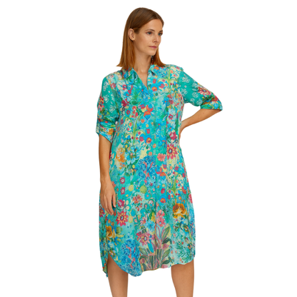 VERA MAY 1650-1079 EMILY ROSE VISCOSE DRESS