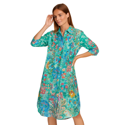 VERA MAY 1650-1079 EMILY ROSE VISCOSE DRESS