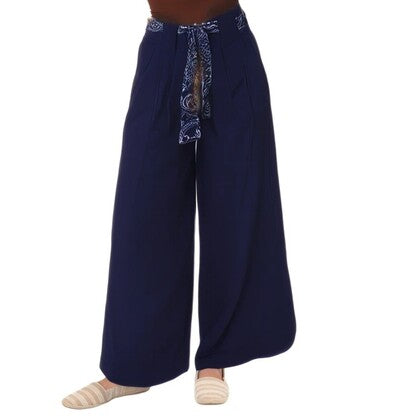 Vera May Italian Linen Navy Pant 6378