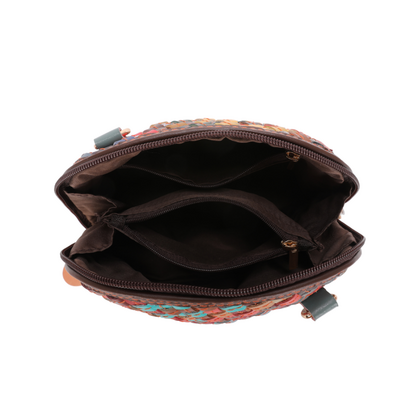 1777 MULTI GENUINE LEATHER VERA MAY HANDBAG