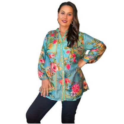 VERA MAY 1903-1080B EMILY ROSE VISCOSE TOP