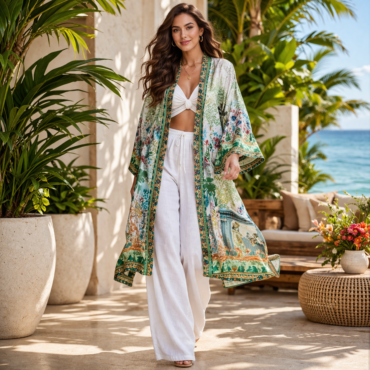 EMILY ROSE  KIMONO LONG
