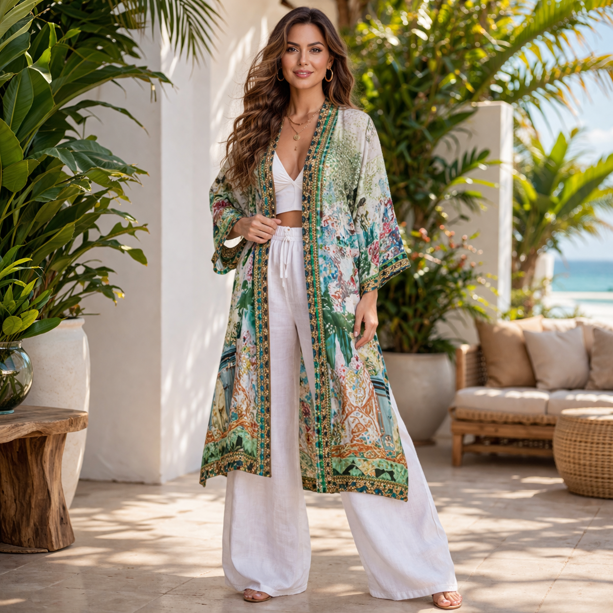 EMILY ROSE  KIMONO LONG