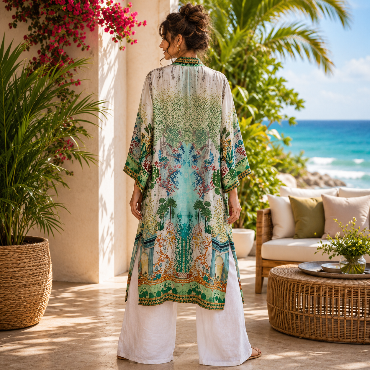 VERA MAY 1914-1317B EMILY ROSE LONG KIMONO