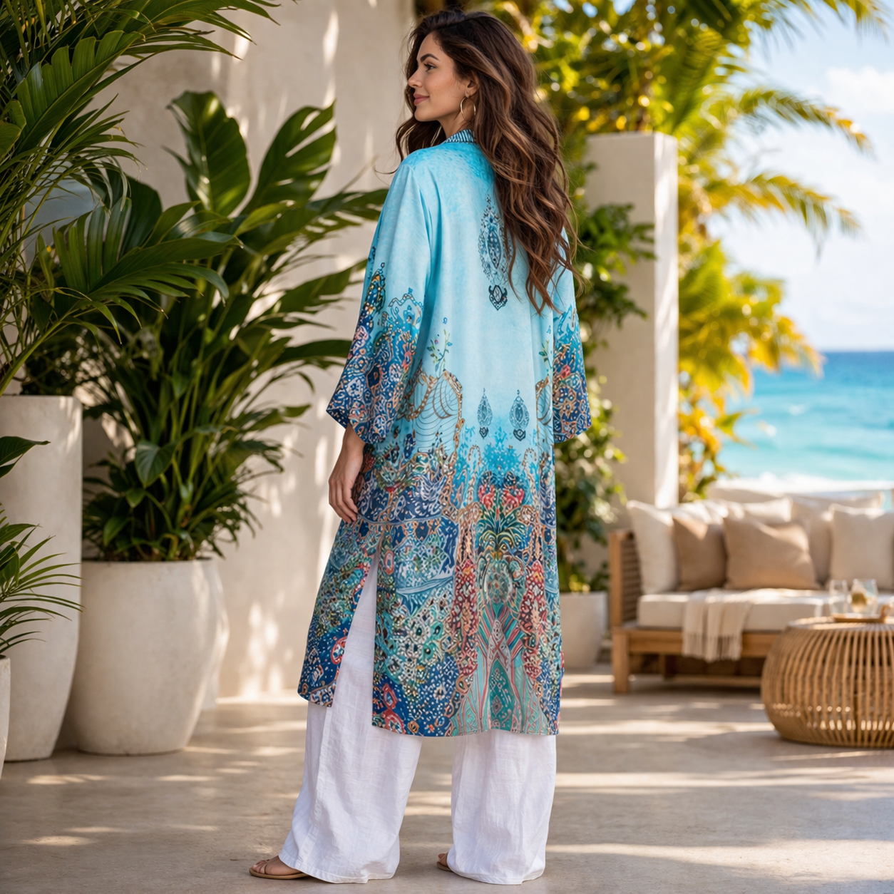 EMILY ROSE  KIMONO LONG