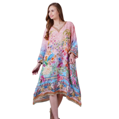 VERA MAY 1991-1085A EMILY ROSE VISCOSE DRESS