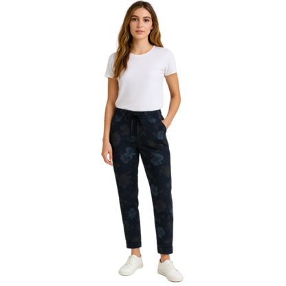 VERA MAY ITALIAN NAVY VISCOSE PANT 21572