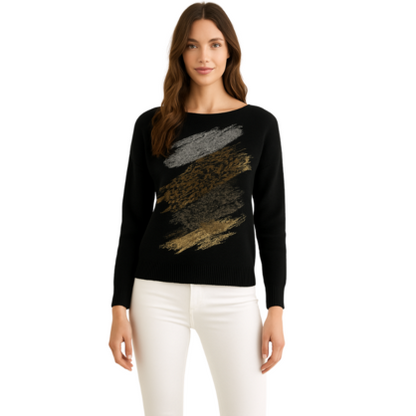 VERA MAY ITALIAN NERO SWEATER 21873