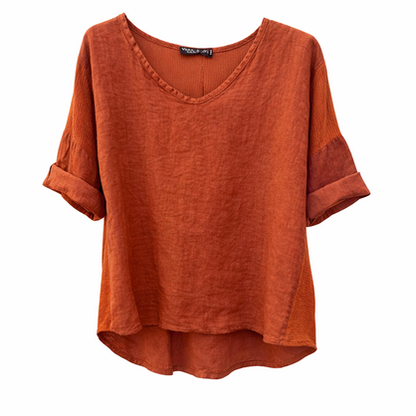 ITALIAN LINEN TOP