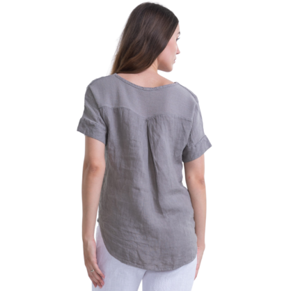 2264 FANGO ITALIAN LINEN TOP