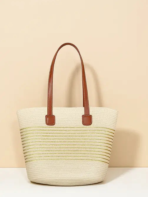 VERA MAY NOOSA BEIGE BEACH BAG