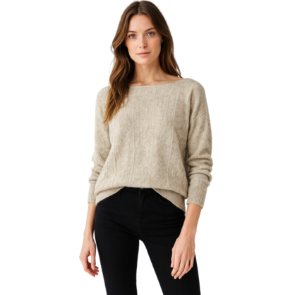 VERA MAY ITALIAN BEIGE SWEATER 23497L