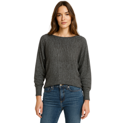 VERA MAY ITALIAN GREY SWEATER 23497L