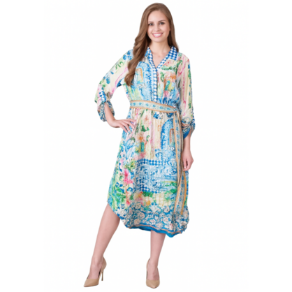 VERA MAY 2364-1070A EMILY ROSE VISCOSE DRESS