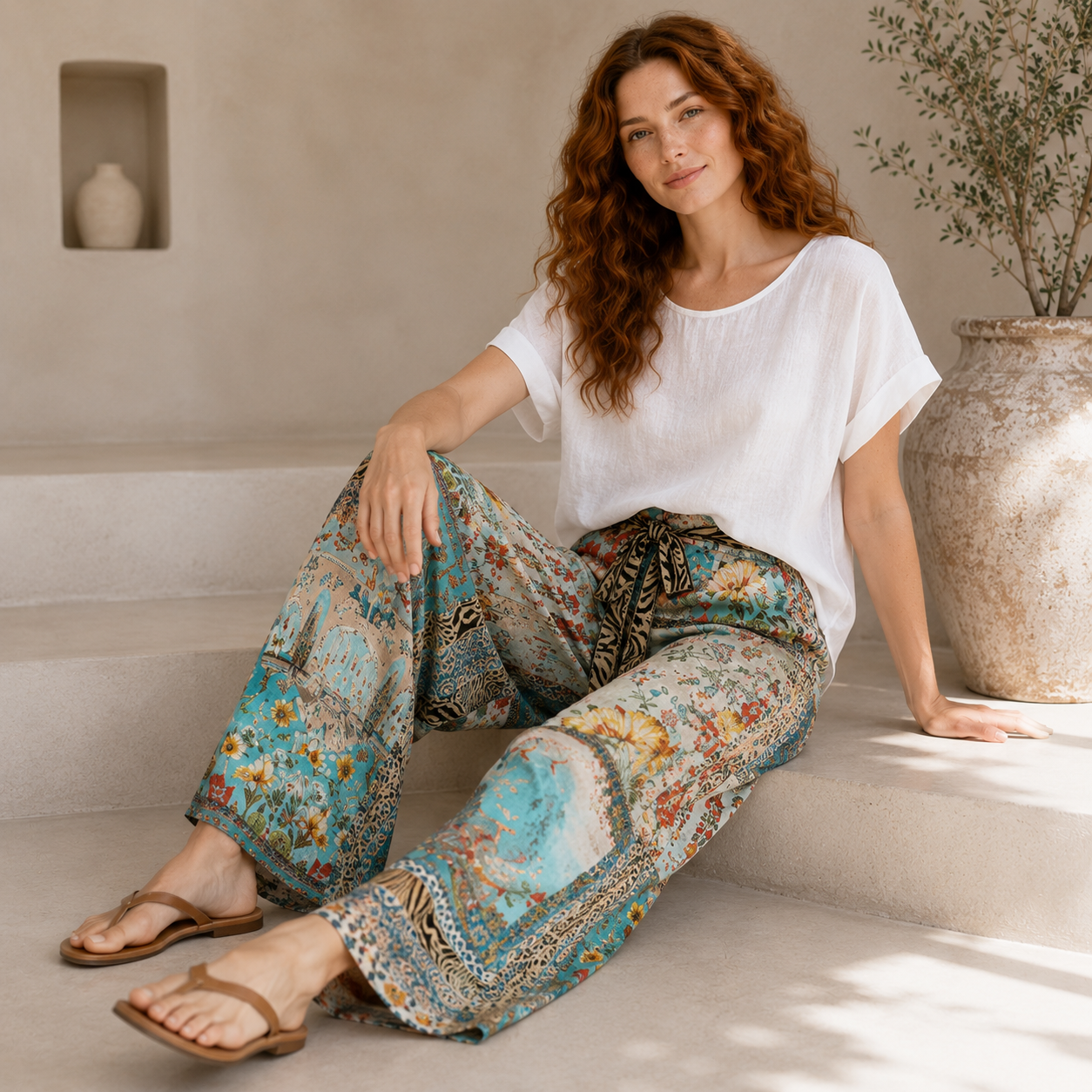 EMILY ROSE VISCOSE PANT