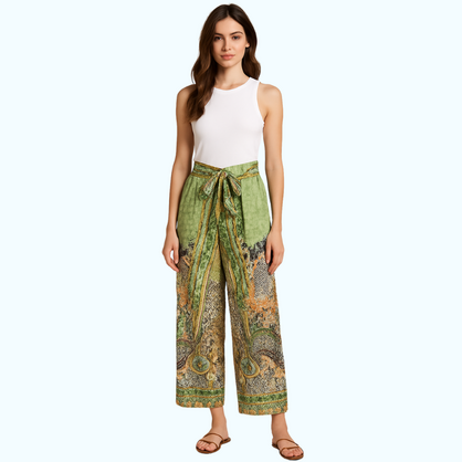 VERA MAY 2529-1250 EMILY ROSE VISCOSE PANT