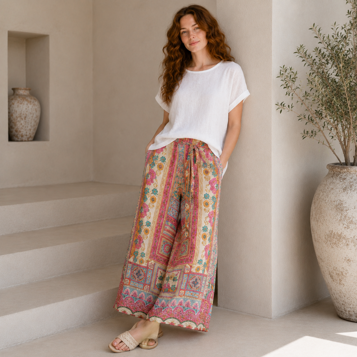 EMILY ROSE VISCOSE PANT