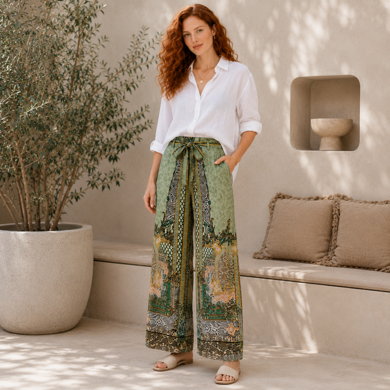 EMILY ROSE VISCOSE PANT