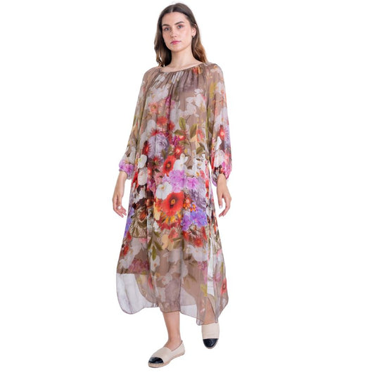 VERA MAY FANGO ITALIAN SILK DRESS 2555B