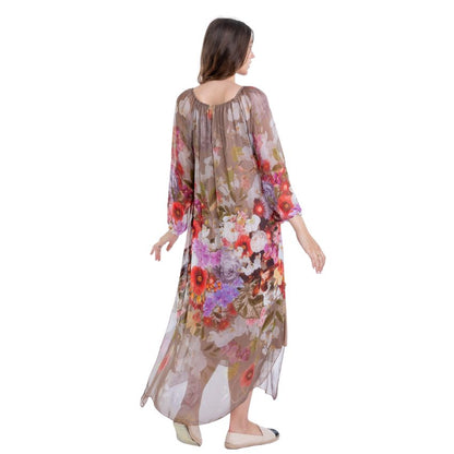 VERA MAY FANGO ITALIAN SILK DRESS 2555B
