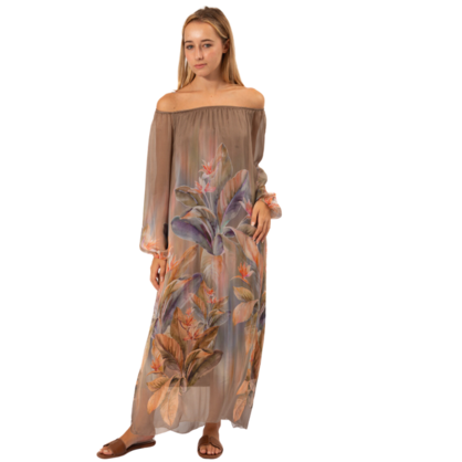 VERA MAY FANGO ITALIAN SILK DRESS 2555BB
