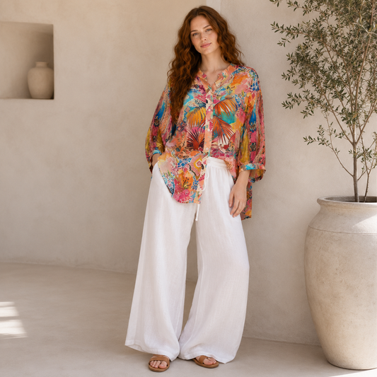 Vera May Emily Rose Viscose Top 2586-1225A