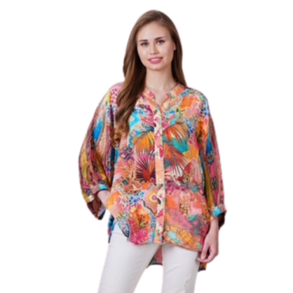 VERA MAY 2586 1225A EMILY ROSE VISCOSE TOP