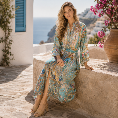 Vera May Emily Rose Viscose Dress 2609-1319B
