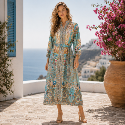 Vera May Emily Rose Viscose Dress 2609-1319B