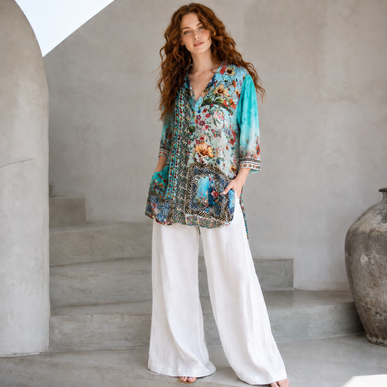 EMILY ROSE VISCOSE TOP